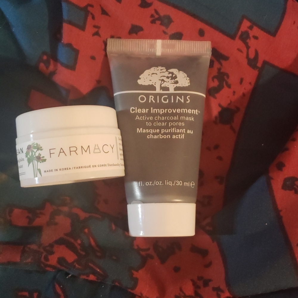 Charcoal Mask and Cleansing Balm